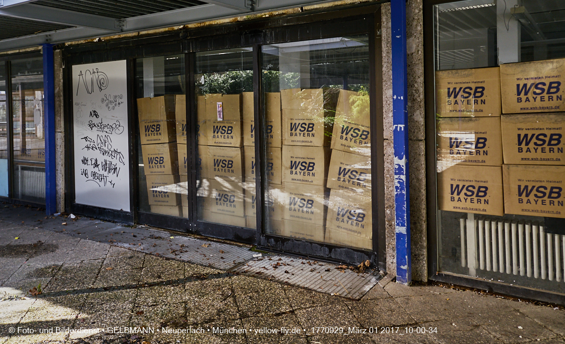 01.03.2017 - die Abrissbaustelle Quiddezentrum in Neuperlach